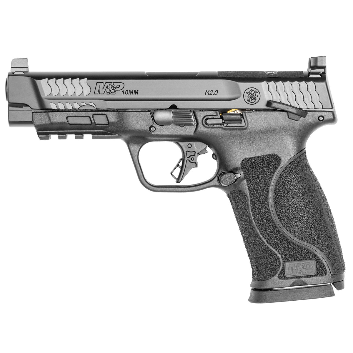 S&W M&P 2.0 10mm Optics Ready Thumb Safety 4.6" 10-Round Pistol - Black