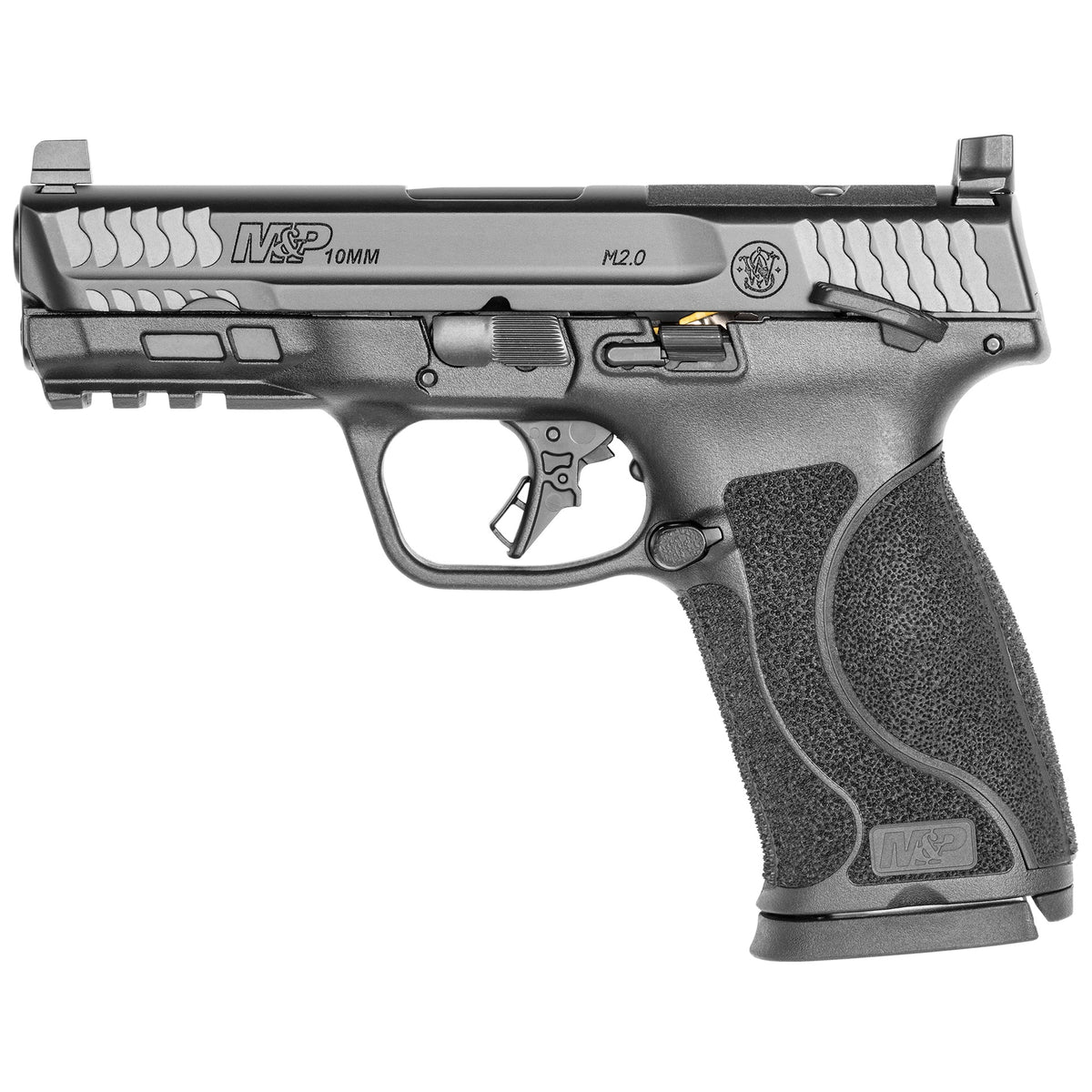 S&W M&P 2.0 10mm Optics Ready Competitor Thumb Safety 4" 10-Round Pistol - Black