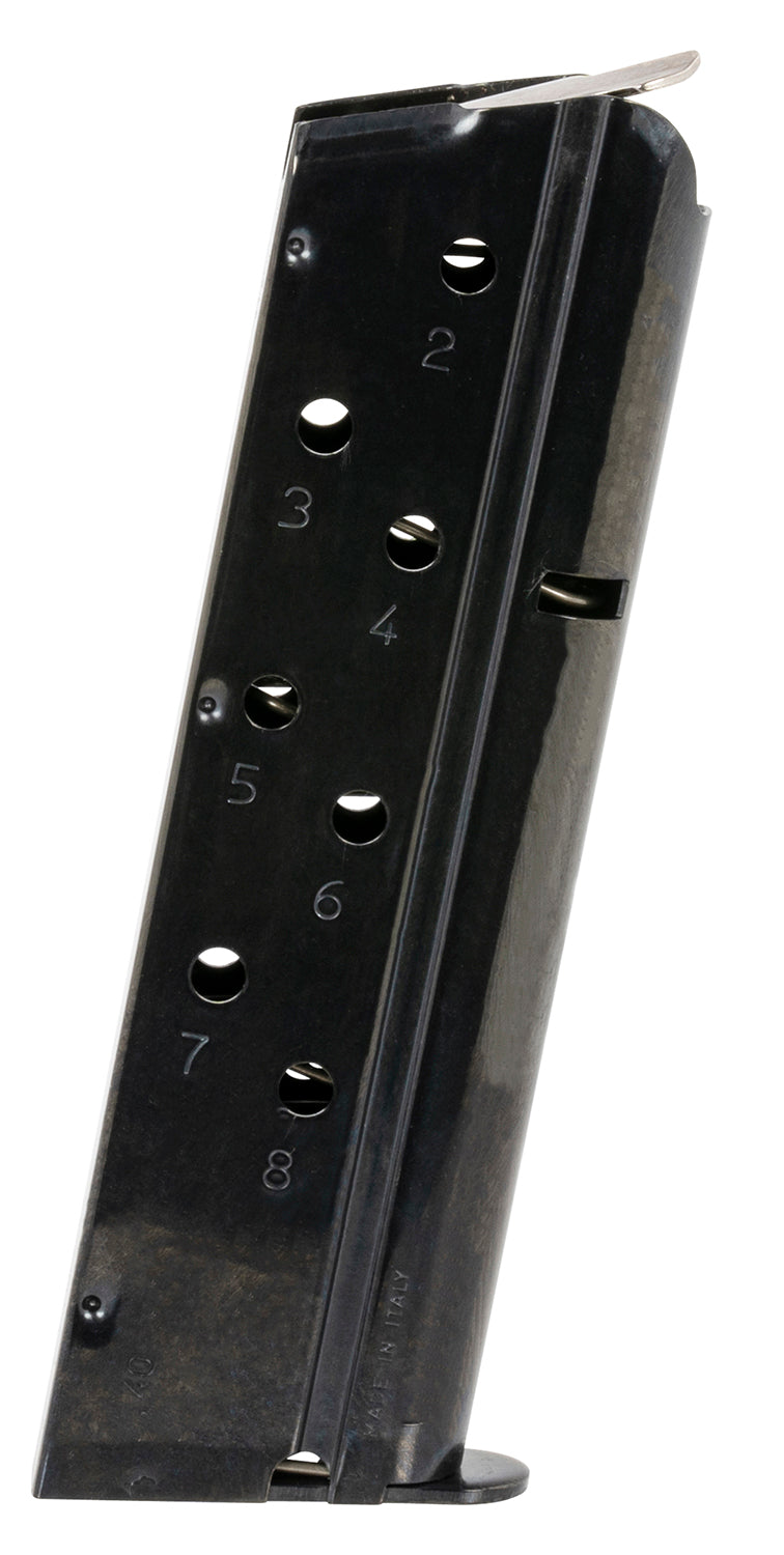Mec-Gar 8rd 40 S&W Blued Detachable Magazine for 1911 Government