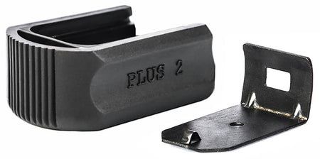 Mec-Gar F42099SET Optimum Flush Magazine Plus-2 Adapter Replacement Floorplate Set Black Polymer & Steel