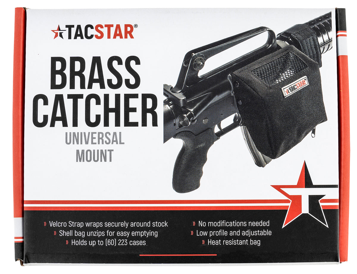 Lyman 1081245 Velcro-Mount Universal Brass Catcher Black Canvas Heat Resistant