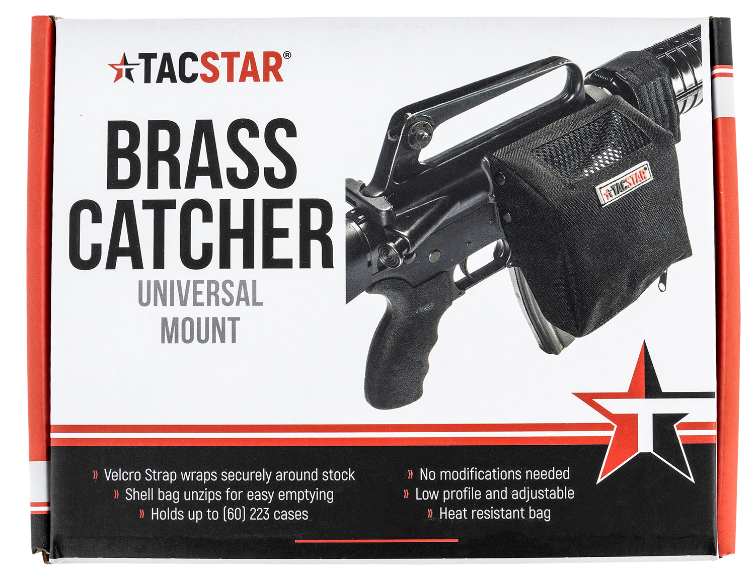 Lyman 1081245 Velcro-Mount Universal Brass Catcher Black Canvas Heat Resistant
