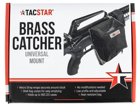 Lyman 1081245 Velcro-Mount Universal Brass Catcher Black Canvas Heat Resistant