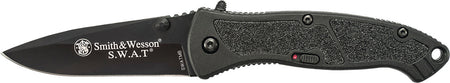 Smith & Wesson S.W.A.T. SWATMBCP Assisted Opening Folding Knife 3.20" Black 4034 SS Blade Aluminum Handle