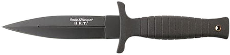 Smith & Wesson H.R.T. SWHRT9BCP 4.75" Fixed Blade Spear Point Plain High Carbon SS Blade Thermoplastic Rubber Handle