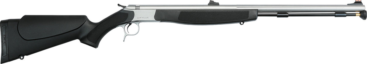 CVA PR2020SVP Optima V2 50 Cal 209 Primer 26" Stainless Steel Barrel & Drilled & Tapped Stainless Steel Receiver, Fixed Black Synthetic Stock