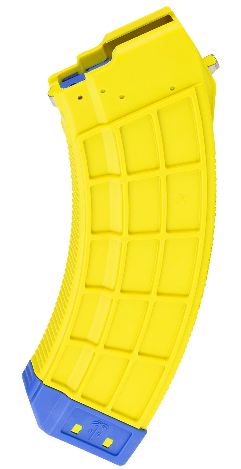 US Palm MA1196A AK-47 30rd 7.62x39mm Banana Yellow Polymer Magazine