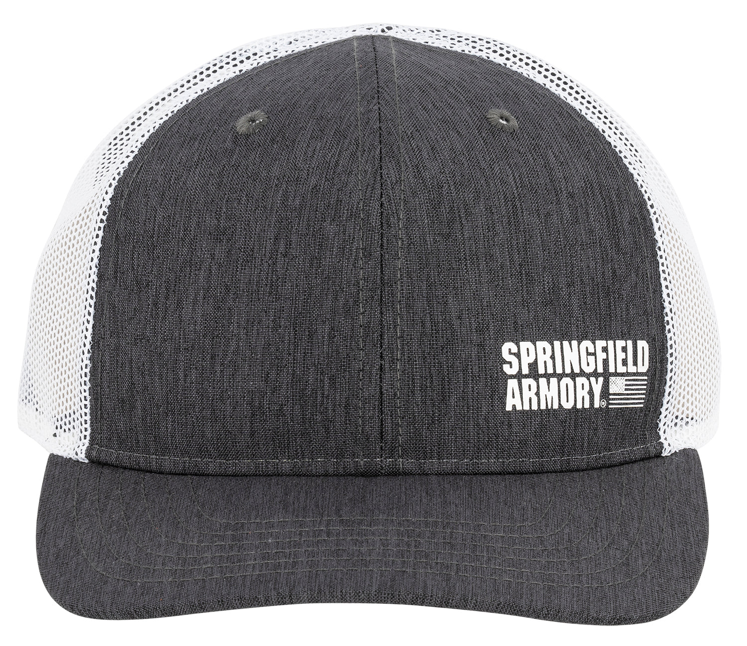 Springfield Armory GEP2382 American Flag Trucker Cap Black/Gray Snapback One Size