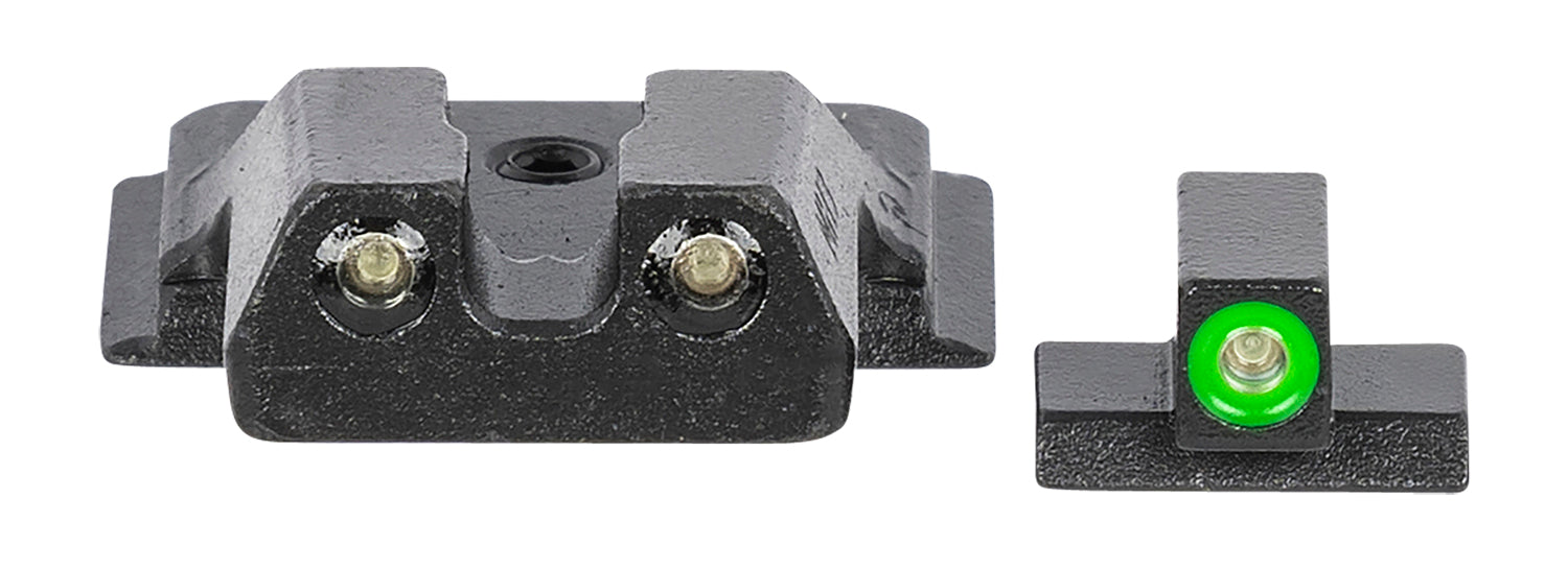 Meprolight 417703111 Hyper-Bright Fixed Day/Night Tritium Sight Set Green/Green for Smith & Wesson M&P Shield