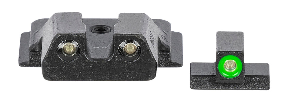 Meprolight 417703111 Hyper-Bright Fixed Day/Night Tritium Sight Set Green/Green for Smith & Wesson M&P Shield