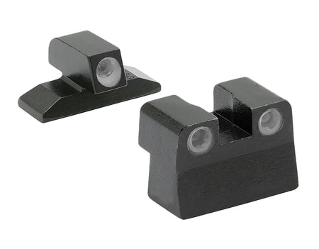 Meprolight 102423101 Tru-Dot Tritium Fixed Sight Set Green/Green White Outline for Bersa Thunder 380