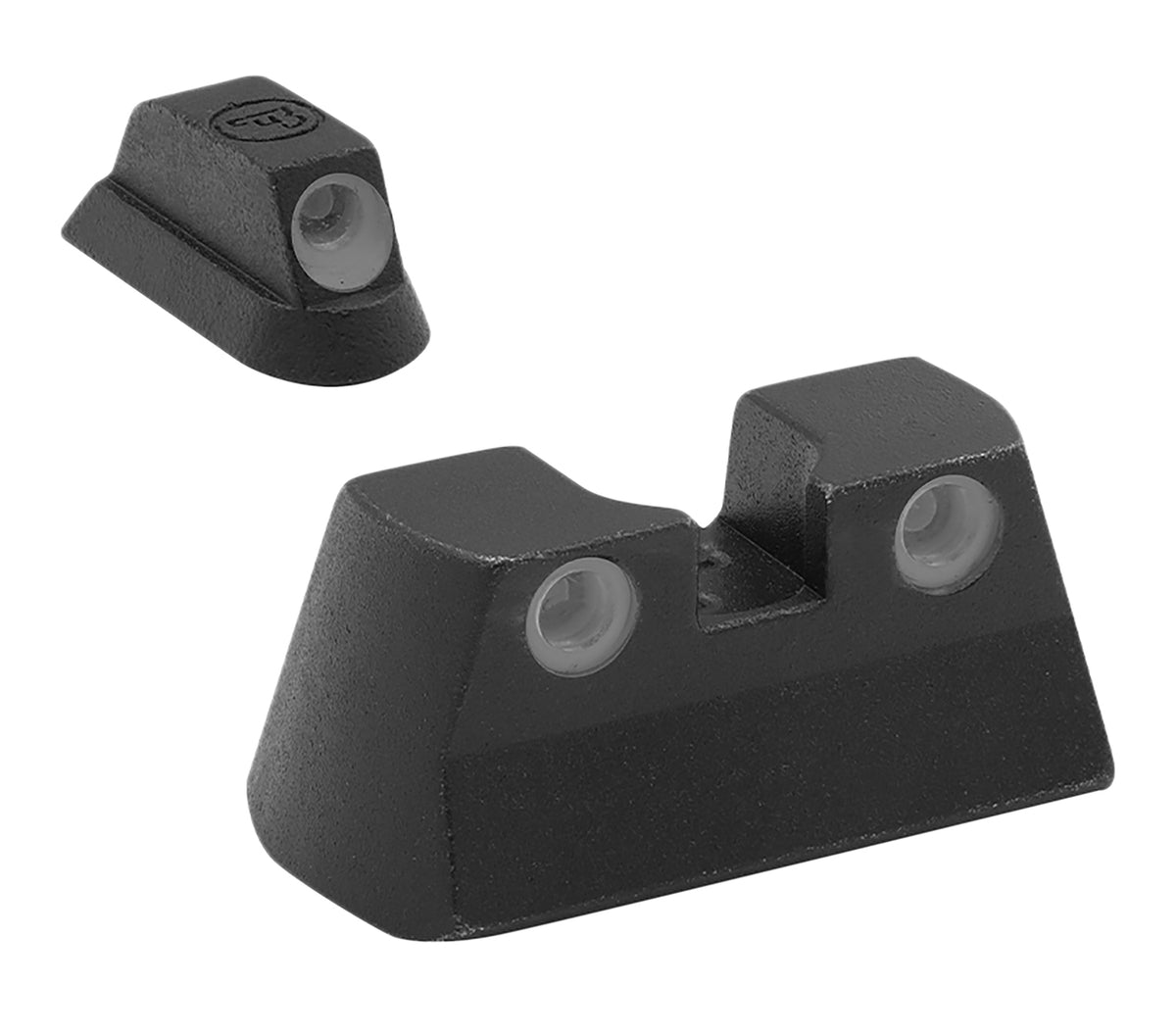 Meprolight 177763101 Tru-Dot Tritium Fixed Sights Green/Green White Outline for CZ 75 82 83 85 97