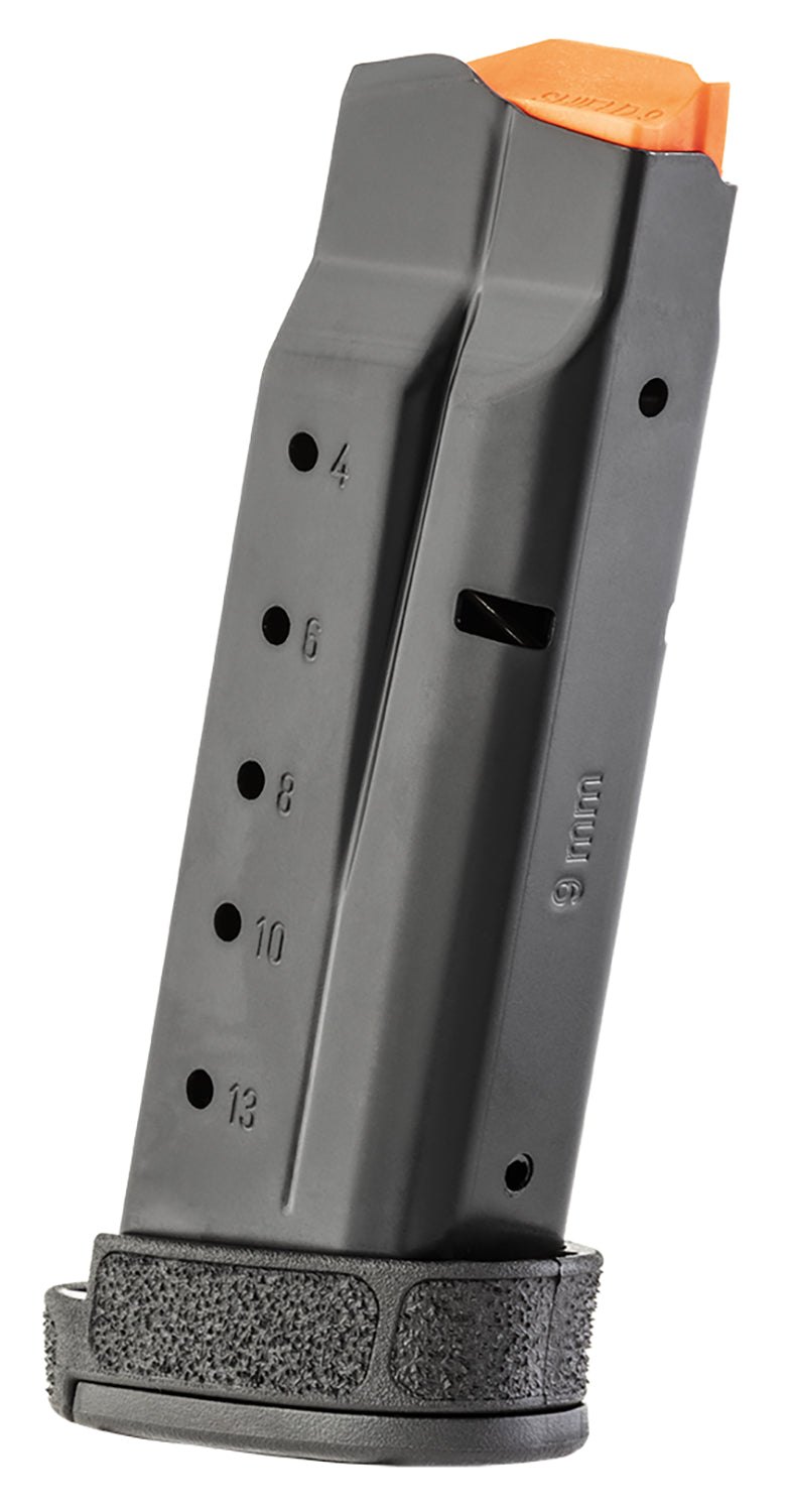 Smith & Wesson 3014411 9mm Luger 13rd Black Steel Magazine for M&P Shield Plus