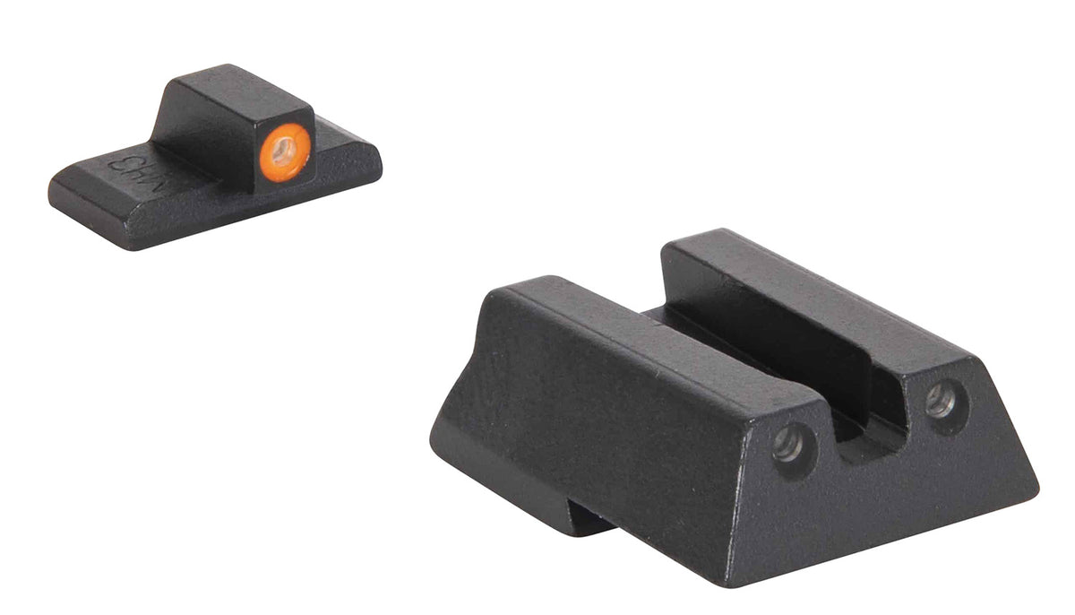 Meprolight 415453131 Hyper-Bright Tritium Night Sights Green/Orange Outline - HK VP9 HK45 HK45C