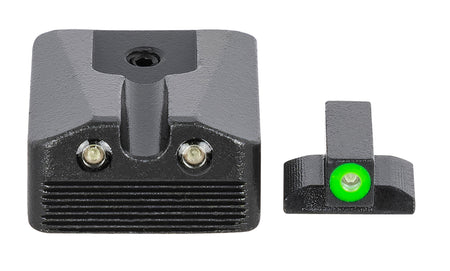Meprolight 412213111 Hyper-Bright Tritium Night Sights Green/Green Outline - Kimber 1911 Wedge