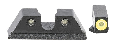 Meprolight 465003121 Hyper-Bright Green/Tritium Fixed Sight Set for Taurus G3C Black Frame