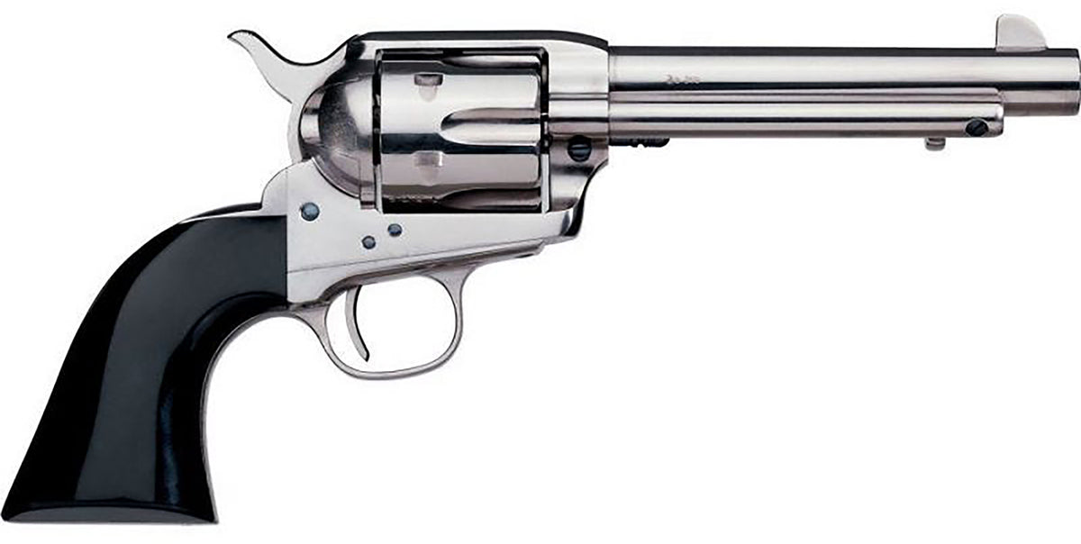 Taylors & Company 1873 Cattleman .44-40 Win Revolver, 4.75" Barrel, Nickel-Plated, 6rd