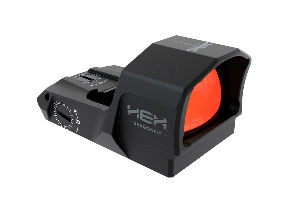 HEX Dragonfly GE5077STNDRET Black Anodized 3.5 MOA Red Dot with Picatinny Mount