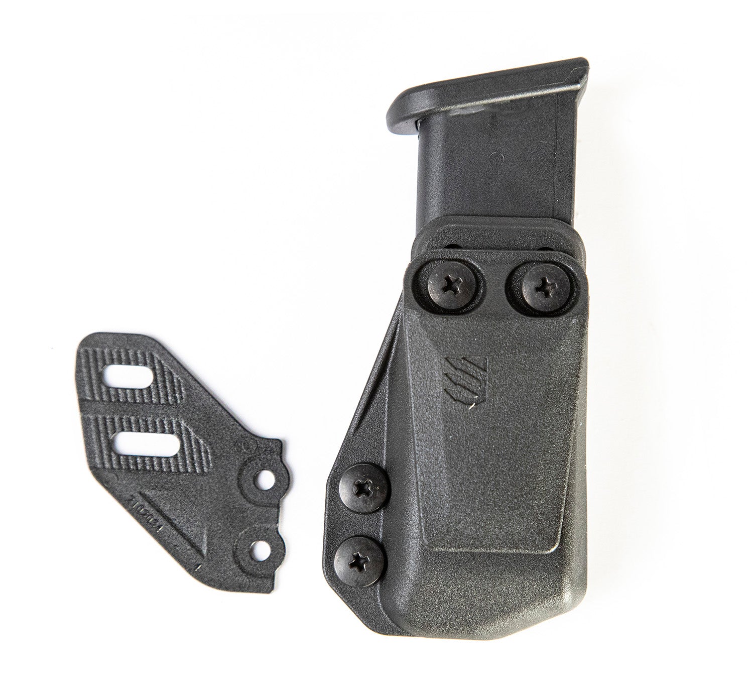 Blackhawk Stache 416A03BK IWB Mag Carrier Belt Clip Single Stack Black Ambi