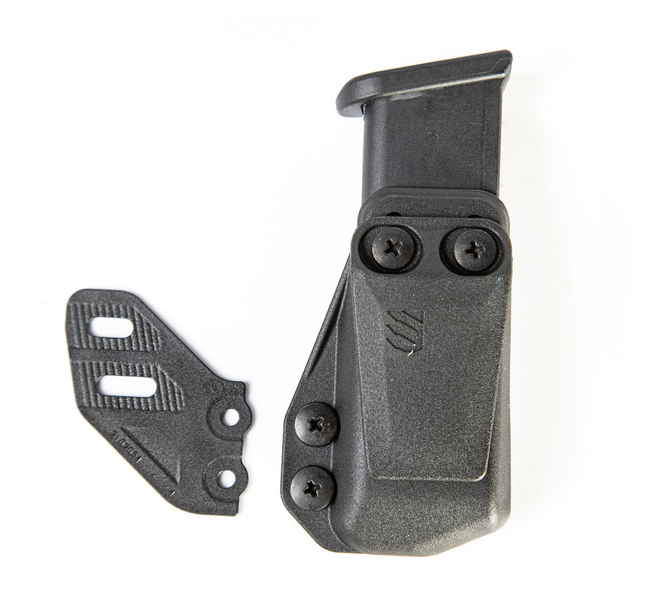 Blackhawk Stache 416A03BK IWB Mag Carrier Belt Clip Single Stack Black Ambi