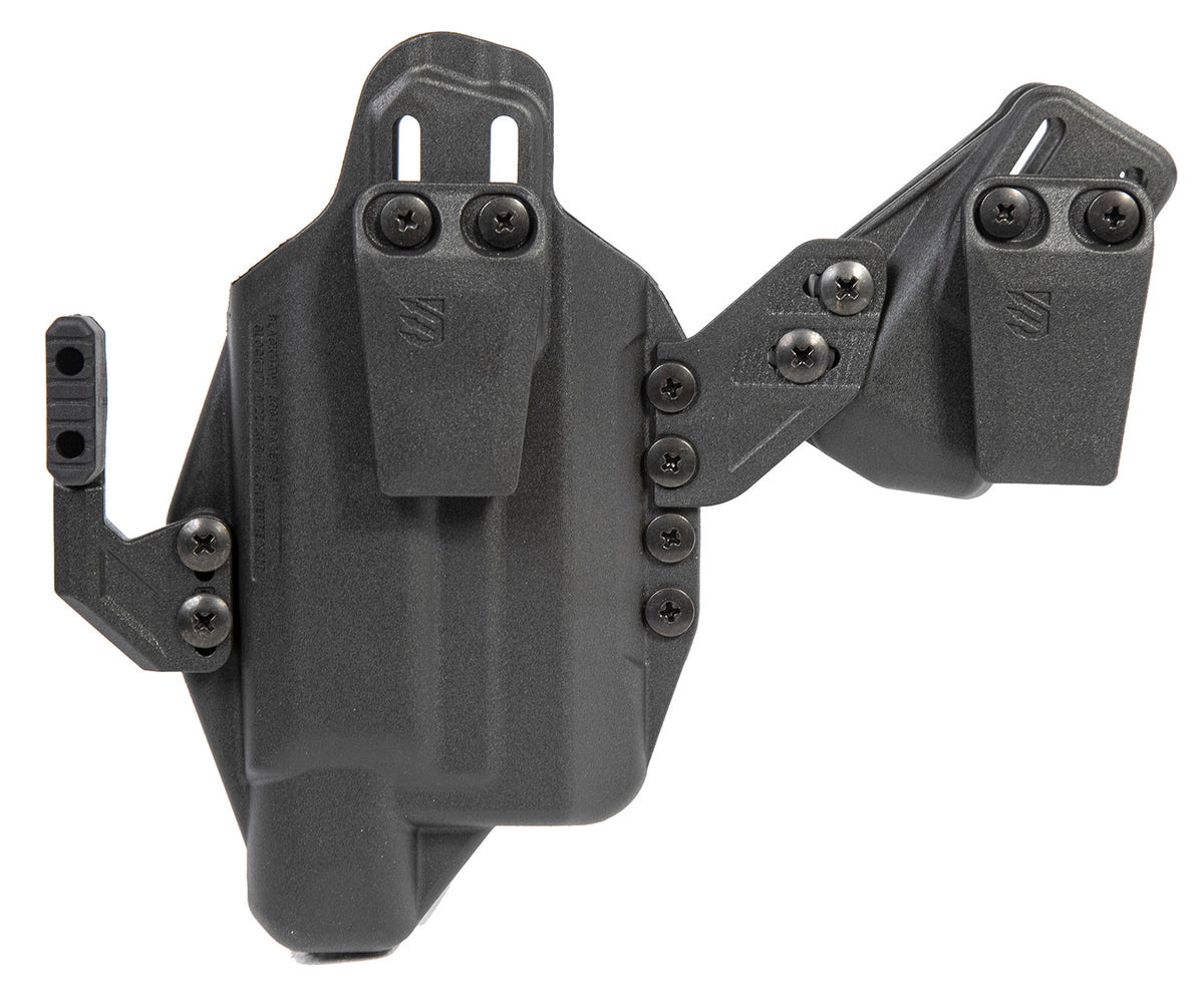Blackhawk 416702BK Stache IWB Inside Waistband Holster Black Polymer for Glock 19/23/32/45 w/TLR 7/8 Ambidextrous