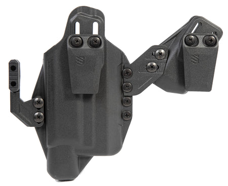Blackhawk 416702BK Stache IWB Inside Waistband Holster Black Polymer for Glock 19/23/32/45 w/TLR 7/8 Ambidextrous