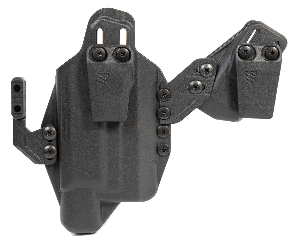 Blackhawk 416702BK Stache IWB Inside Waistband Holster Black Polymer for Glock 19/23/32/45 w/TLR 7/8 Ambidextrous