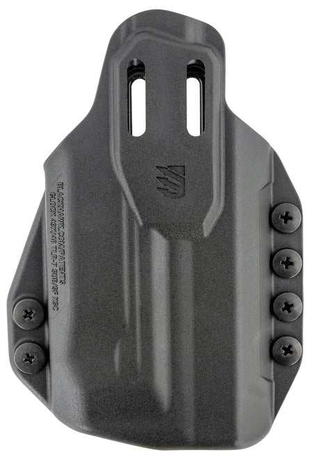 Blackhawk 416476BK Stache IWB Holster Size 76 Black Polymer for Glock 43X/48 w/SureFire XSC Ambi