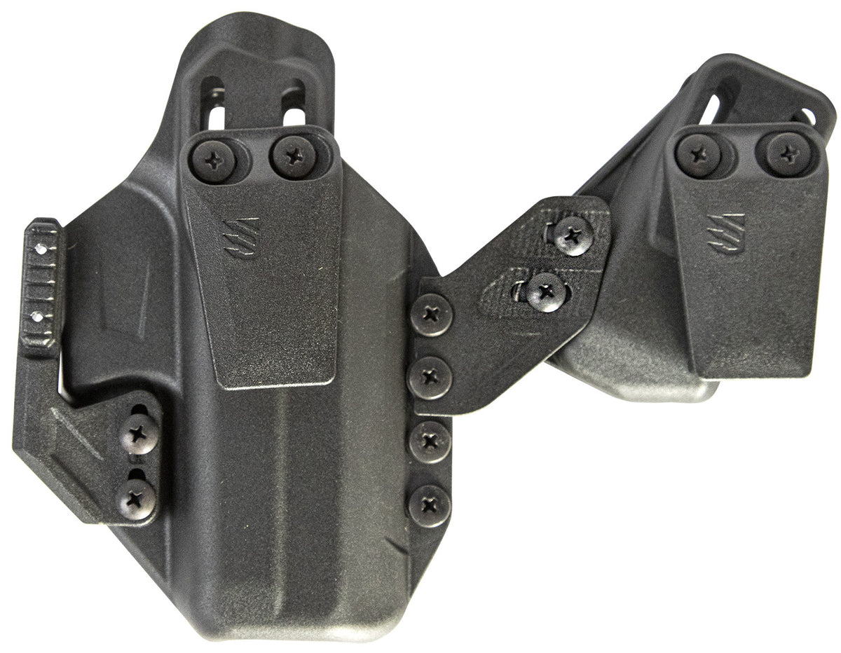 Blackhawk 416176BK Stache IWB Premium Kit Size 76 Black Polymer Holster for Glock 48 Ambi
