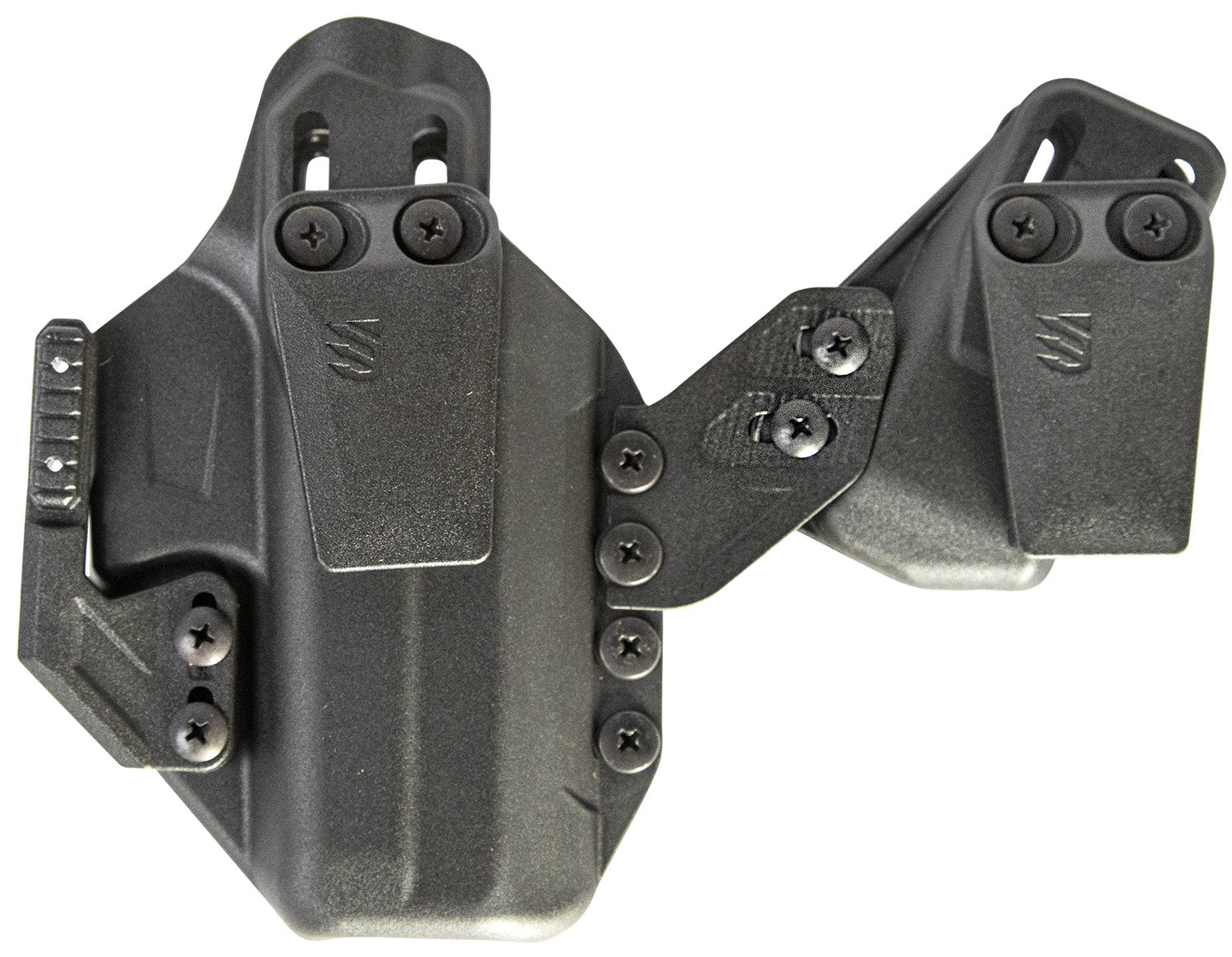 Blackhawk 416176BK Stache IWB Premium Kit Size 76 Black Polymer Holster for Glock 48 Ambi