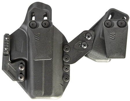 Blackhawk 416176BK Stache IWB Premium Kit Size 76 Black Polymer Holster for Glock 48 Ambi