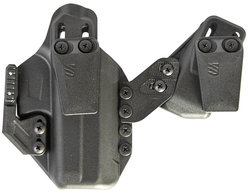 Blackhawk 416168BK Stache IWB Size 68 Black Polymer Holster for Glock 43/43X and Hellcat Ambidextrous