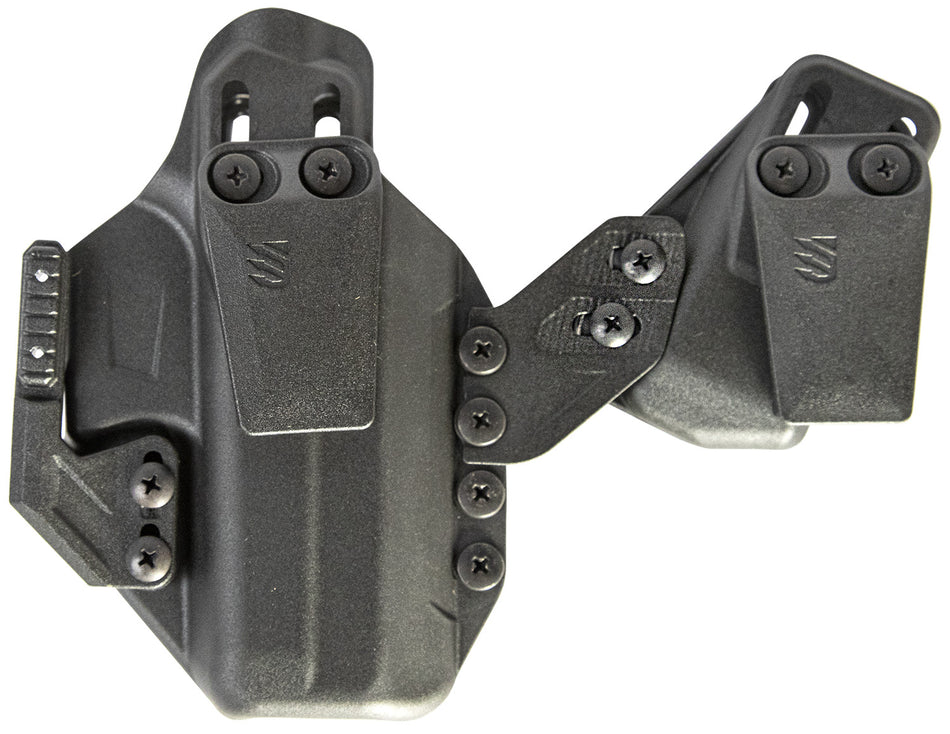 Blackhawk 416125BK Stache IWB Premium Kit Size 25 Black Polymer Holster for S&W M&P 9/40 Ambi