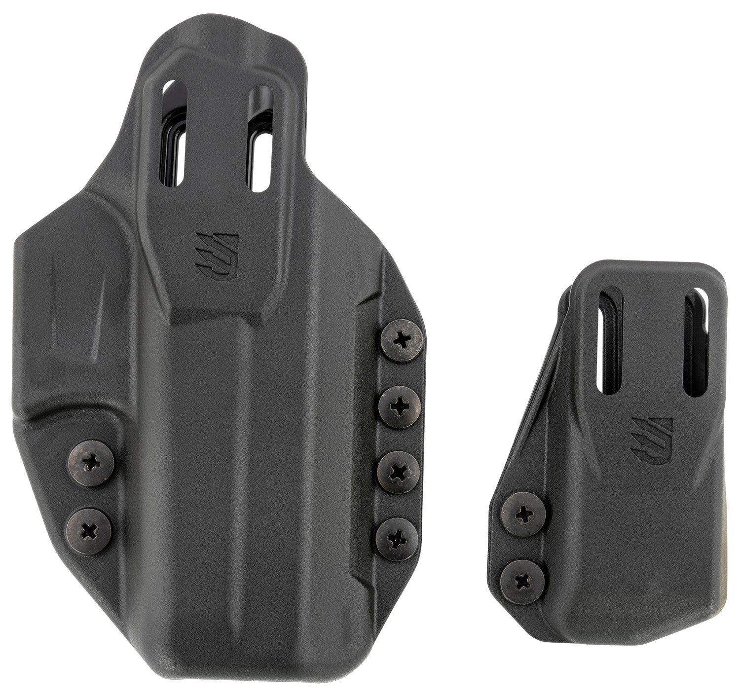 Blackhawk 416102BK Stache IWB Premium Kit Size 02 Black Polymer Holster for Glock 19/23/32/44/45 w/Mag Carrier Ambidextrous
