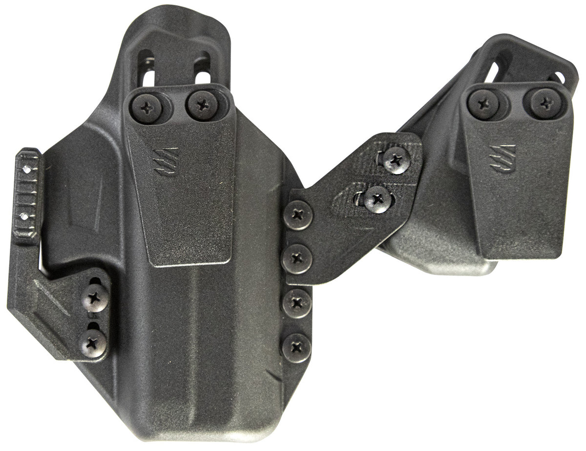 Blackhawk 416100BK Stache IWB Premium Kit Size 00 Black Polymer Holster for Glock 17/22/31 Ambi