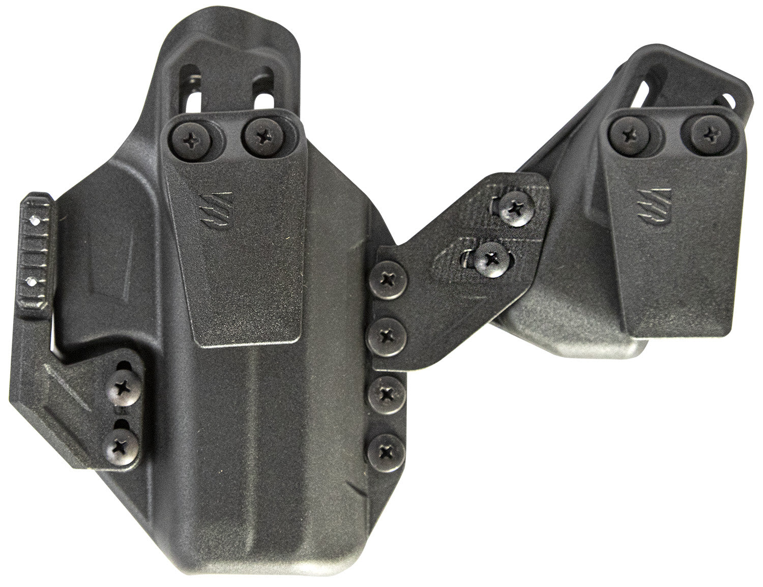 Blackhawk 416100BK Stache IWB Premium Kit Size 00 Black Polymer Holster for Glock 17/22/31 Ambi