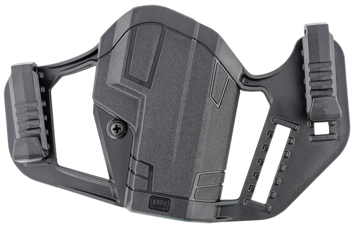 Uncle Mike's Apparition Ambidextrous IWB/OWB Holster Black Polymer Fits Glock 19/23/26/27