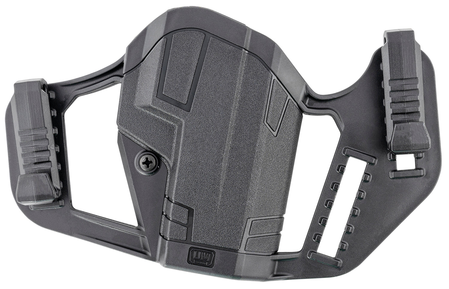 Uncle Mike's Apparition Ambidextrous IWB/OWB Holster Black Polymer Fits Glock 19/23/26/27