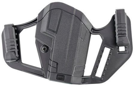Uncle Mike's Apparition Ambidextrous IWB/OWB Holster Black Polymer Fits Glock 19/23/26/27