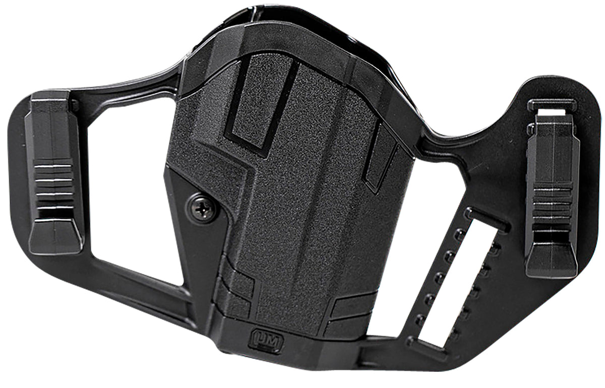 Uncle Mike's Apparition Ambidextrous IWB/OWB Black Polymer Holster Fits Glock 43/43X