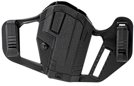 Uncle Mike's Apparition Ambidextrous IWB/OWB Black Polymer Holster Fits Glock 43/43X