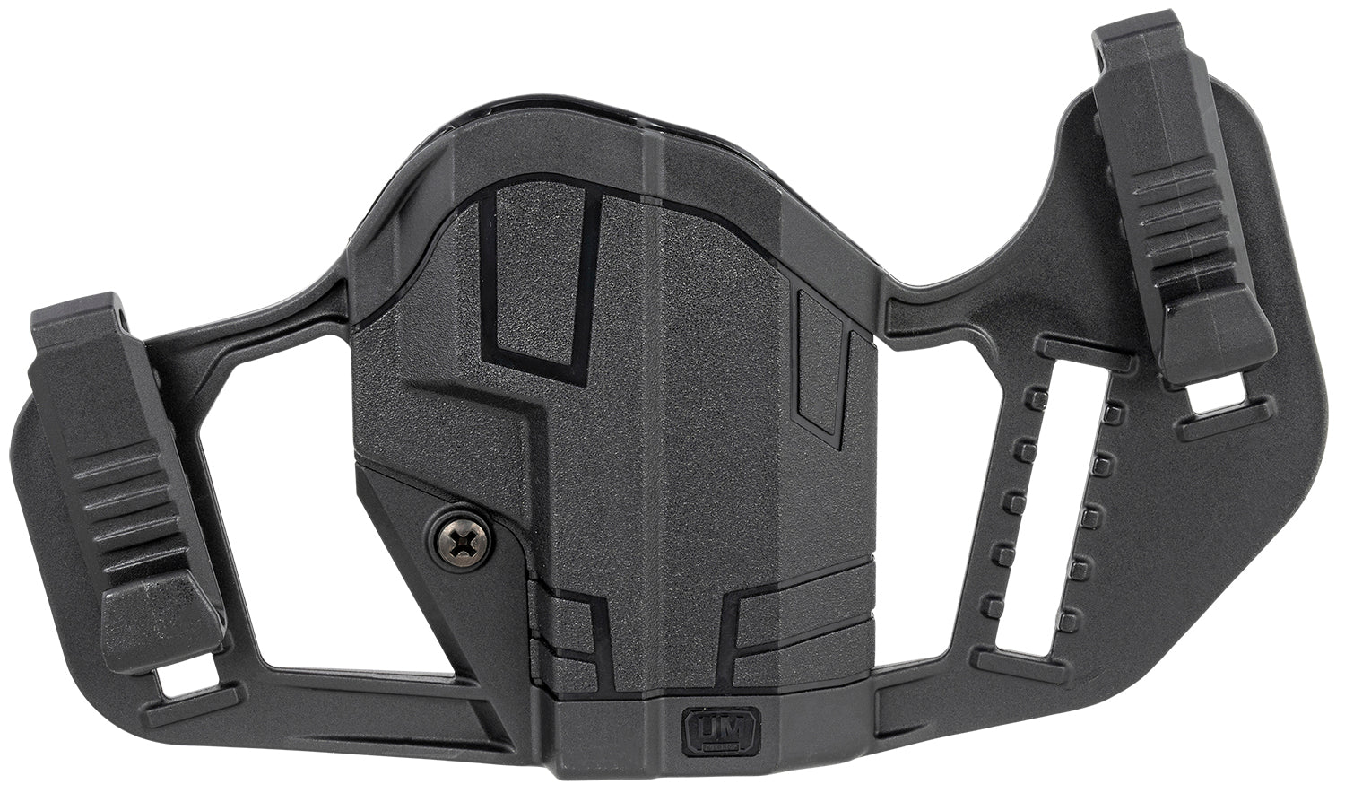 Uncle Mike's Apparition Ambidextrous IWB/OWB Black Polymer Holster Fits Glock 43/43X and Springfield Hellcat