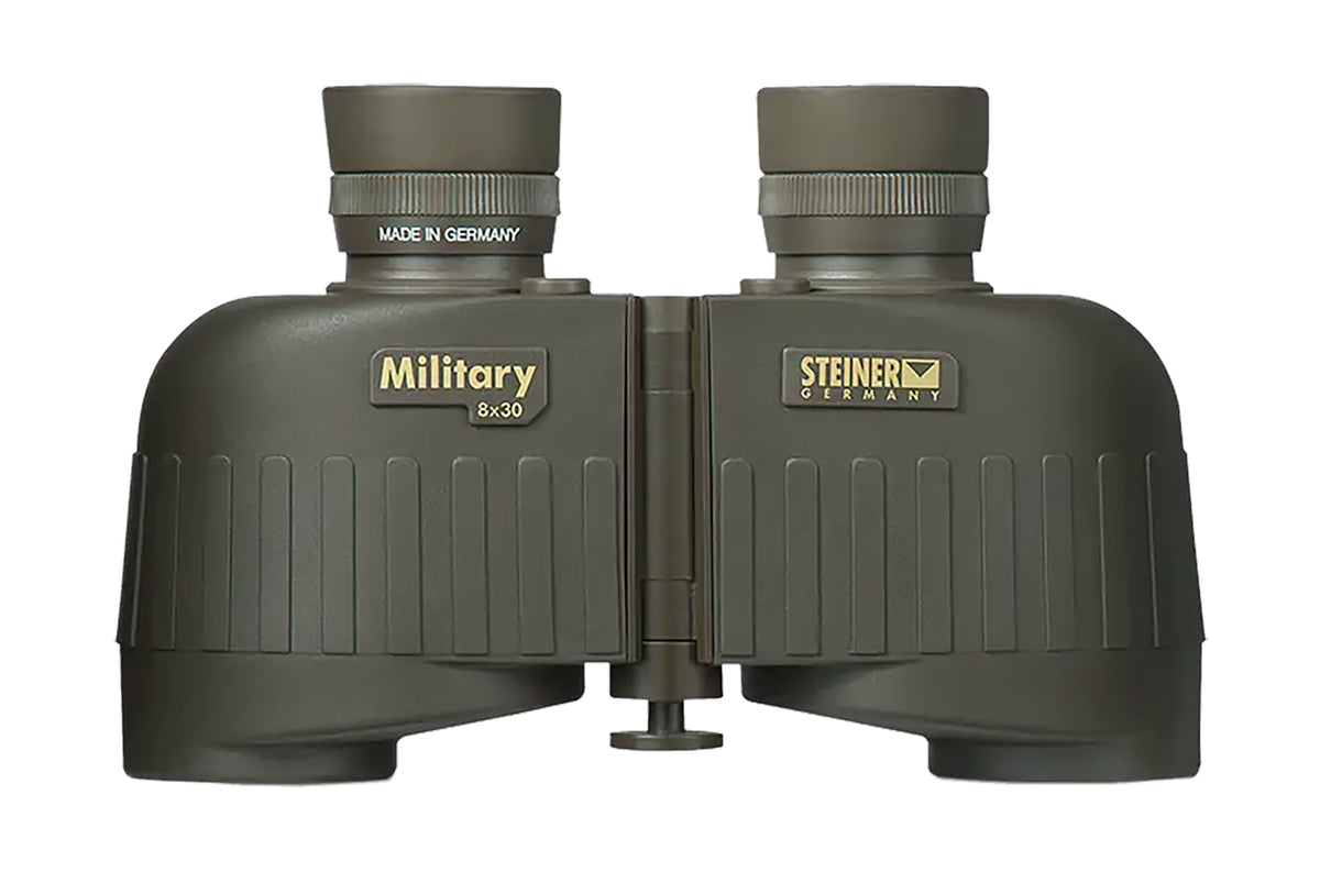 Steiner M830r 2640 8x30mm Binocular with Mil Radian Ranging Reticle, Floating Prism, Sports-Auto Focus, OD Green Makrolon