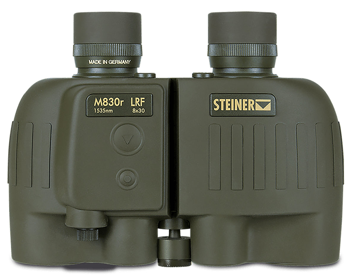 Steiner M830r 2681 8x30mm 1535nm Laser Rangefinder Binoculars, Floating Prism, Sports-Auto Focus, OD Green Makrolon