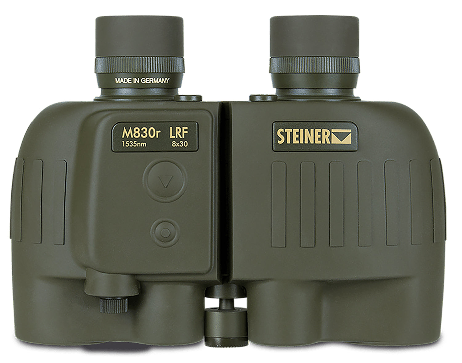 Steiner M830r 2681 8x30mm 1535nm Laser Rangefinder Binoculars, Floating Prism, Sports-Auto Focus, OD Green Makrolon
