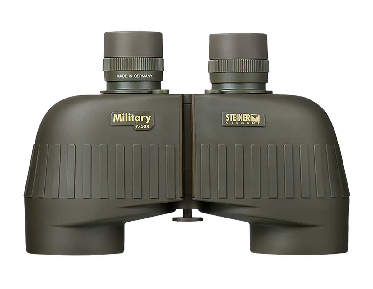 Steiner M750r 2650 7x50mm Tactical Binoculars, Range Finding Reticle, Floating Prism Sports-Auto Focus, Makrolon Green Rubber Armor