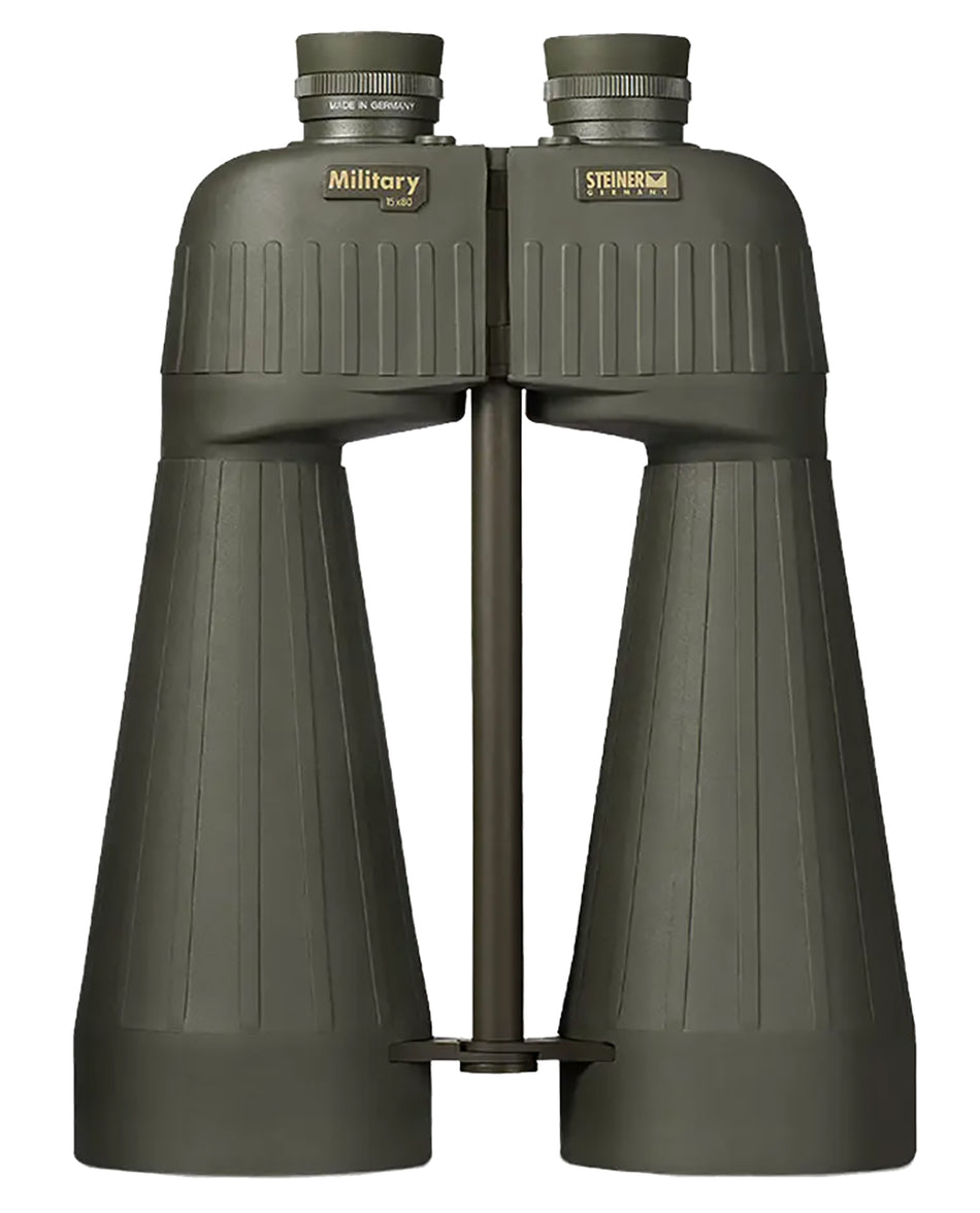 Steiner M1580 2670 15x80mm Binoculars, Floating Prism, Sports-Auto Focus, OD Green Makrolon with Rubber Armor