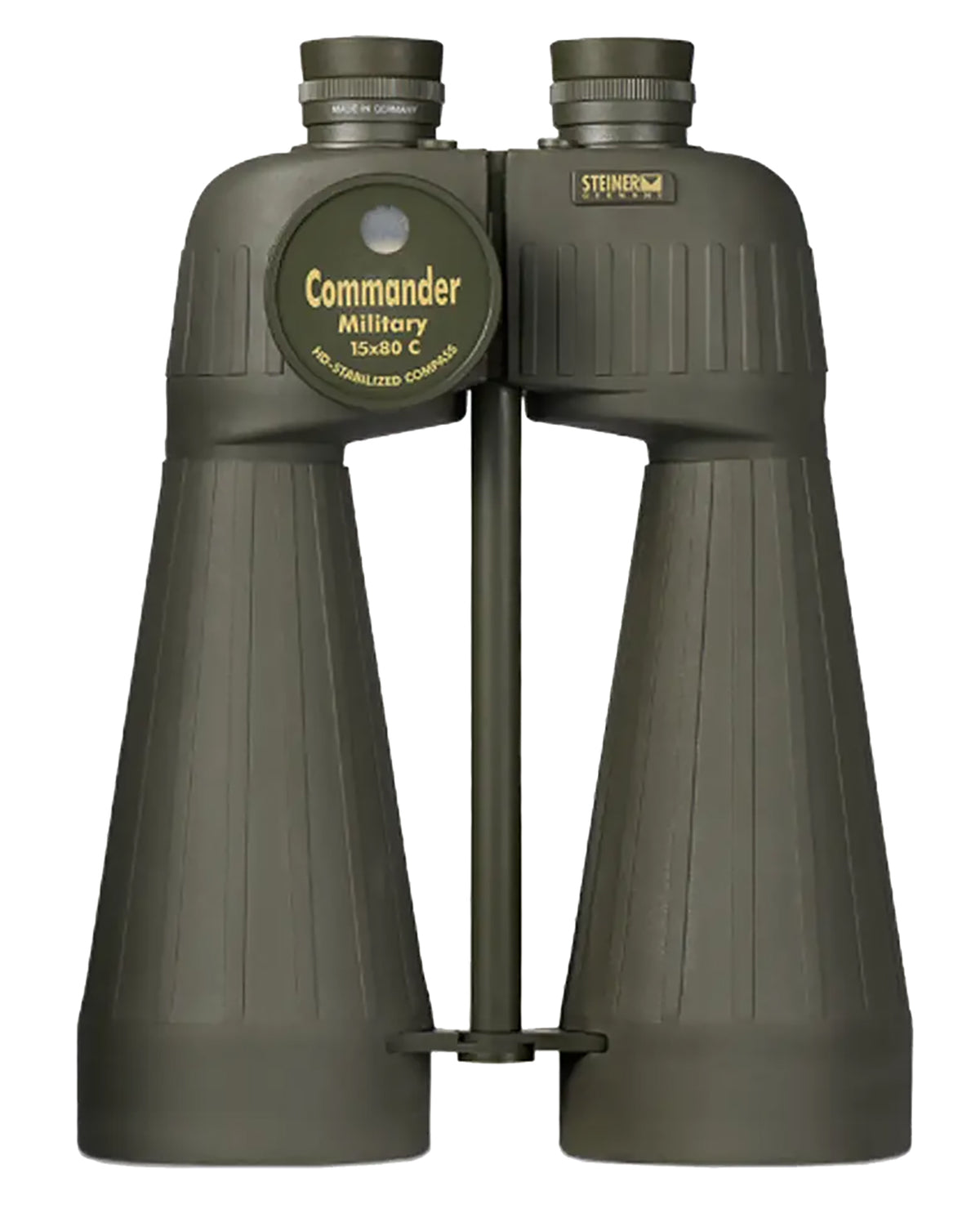Steiner M1580 2693 15x80mm Binoculars with Compass and Ranging Reticle, Floating Prism, Sports-Auto Focus, OD Green Makrolon