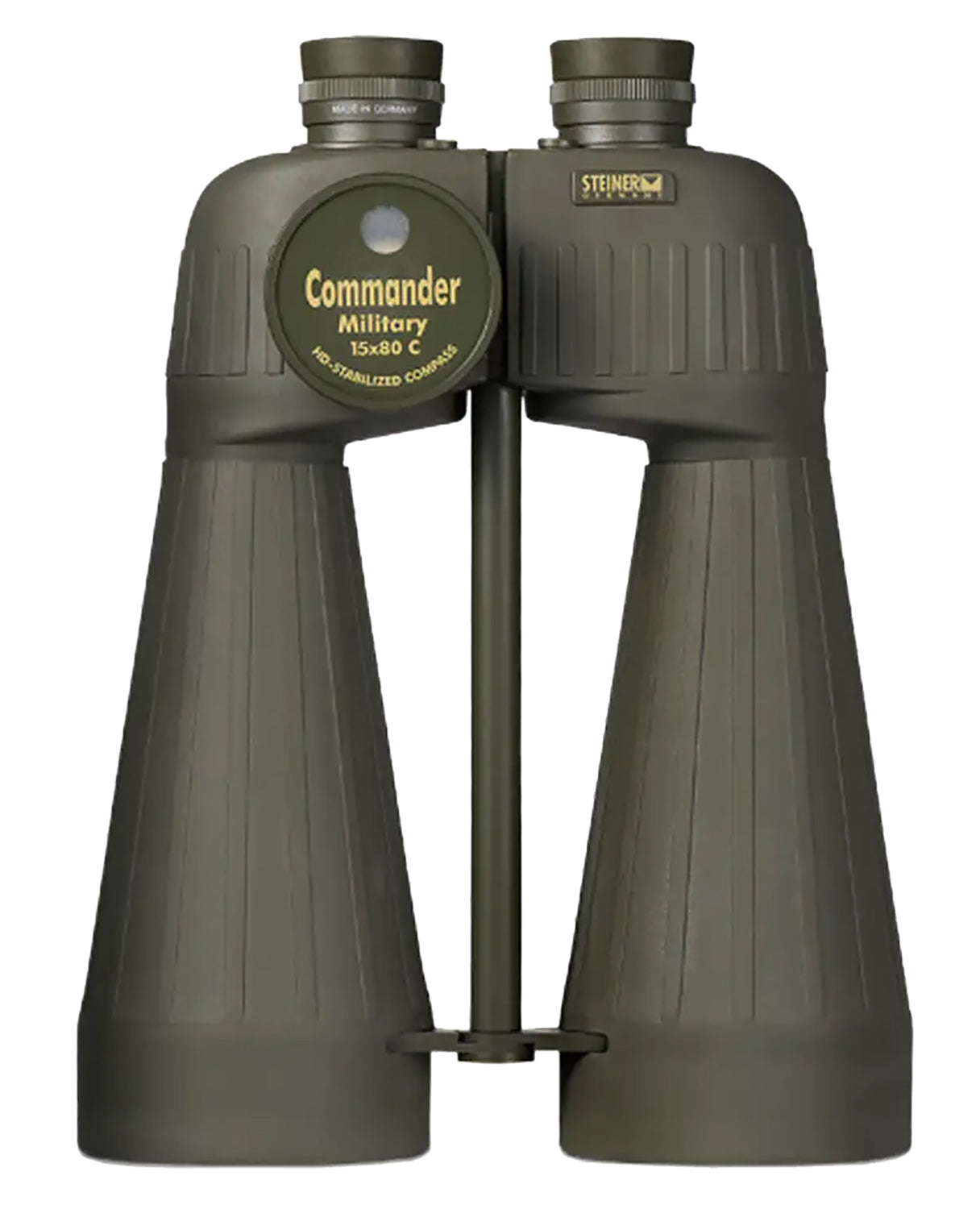 Steiner M1580 2693 15x80mm Binoculars with Compass and Ranging Reticle, Floating Prism, Sports-Auto Focus, OD Green Makrolon