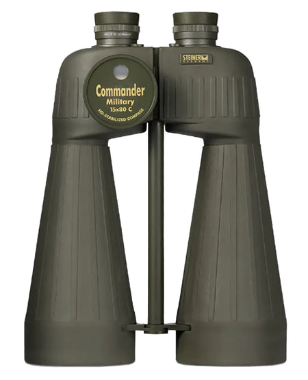 Steiner M1580 2693 15x80mm Binoculars with Compass and Ranging Reticle, Floating Prism, Sports-Auto Focus, OD Green Makrolon